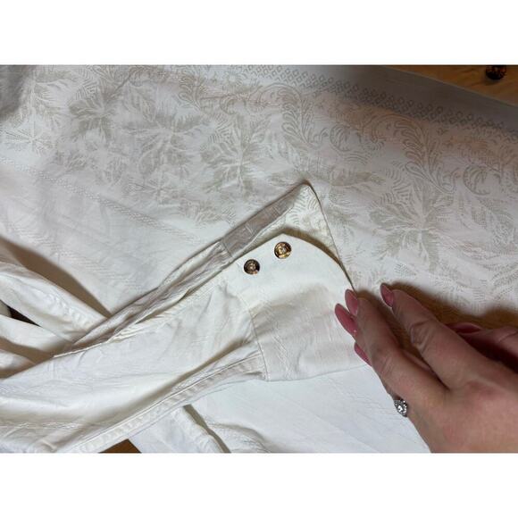 Tommy Bahama mens XL button down shirt white button down in great condition - Picture 8 of 8